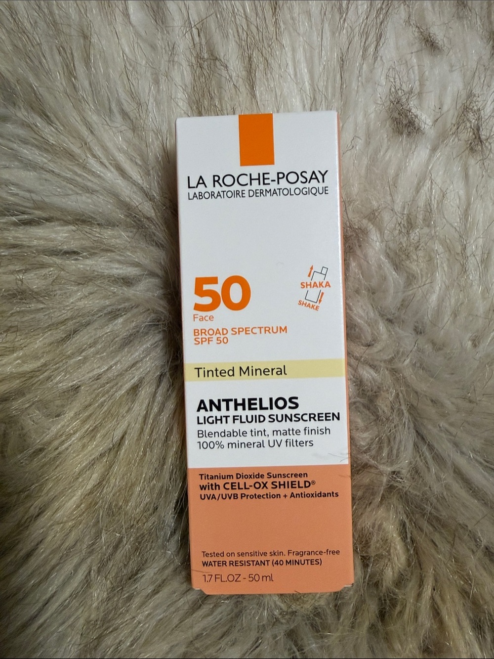Anthelios Tinted Mineral SPF 50 Light Fluid Sunscreen - BRAND NEW